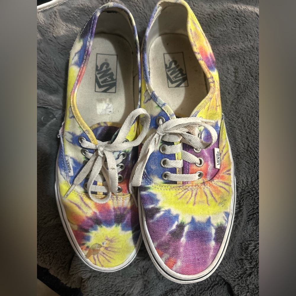 Vans Multicolor Tie-Dye Sneakers Mens Size 10